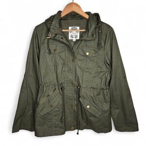 Made by Johnny Pop of Color Anorak Parka Jacket Women's Cargo Utility Hooded L